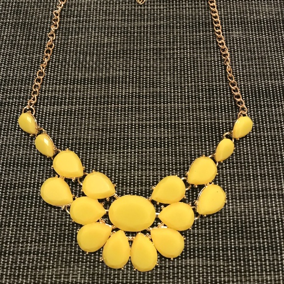 Acrylic Gem  Bib Statement Necklace(Price is firm) - Picture 5 of 6